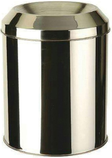 8 Lt Paslanmaz Metal Çöp Kovası, Dayanıklı ve Şık Tasarım