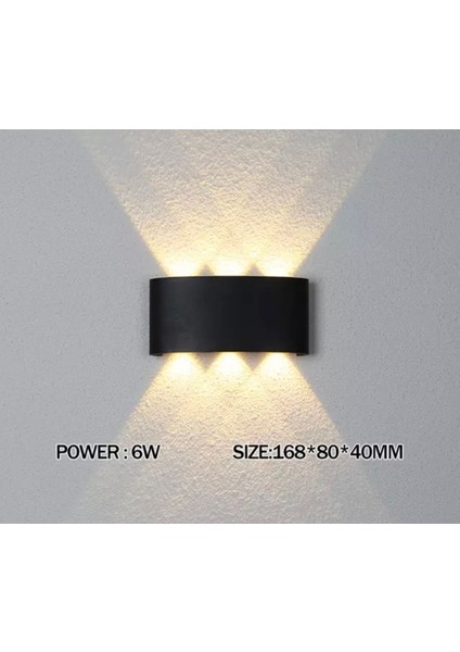 Modern Siyah Duvar Apliği – Yukarı ve Aşağı Işık Yönlü, E14 Duy, İthal Kalite Dekoratif Aydınlatma