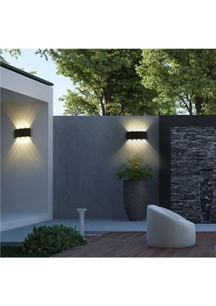 Modern Siyah Duvar Apliği – Yukarı ve Aşağı Işık Yönlü, E14 Duy, İthal Kalite Dekoratif Aydınlatma