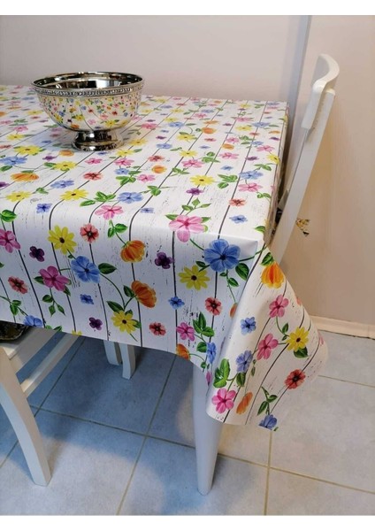 Renkli Elyaflı Pvc Muşamba, Desenli ve Silinebilir Masa Örtüsü modelleri