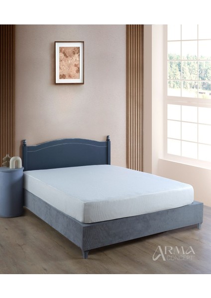 Hijyenik Tek Kişilik Sızdırmaz Yatak Koruyucu Alez Beyaz