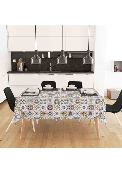 Çok Renkli Yıkanabilir Silinebilir Leke Tutmaz Masa Örtüsü fiyatları