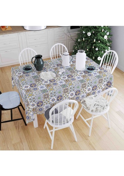 Çok Renkli Yıkanabilir Silinebilir Leke Tutmaz Masa Örtüsü modelleri
