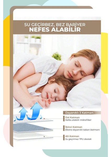 Yüksek Koruma Bebek Alez, Su Geçirmez, Antibakteriyel, Kapitoneli, Rahat ve Şık fiyatları