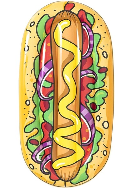 Renkli Desenli Konforlu Yatak, Şık ve Rahat Uyku Alanı