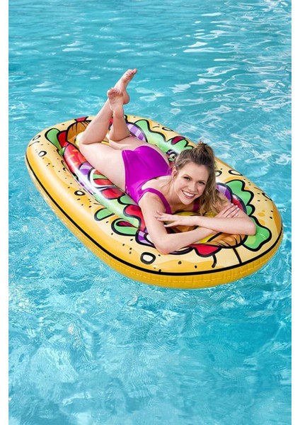 Renkli Desenli Konforlu Yatak, Şık ve Rahat Uyku Alanı modelleri