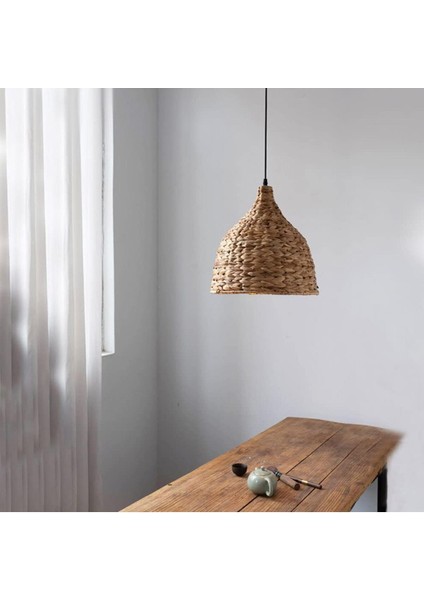 Modern Rattan Bambu Sarkıt Avize, Iskandinav ve Bohem Tarzı, Şık ve Hafif Tasarım indirimleri