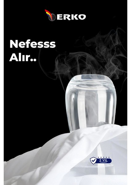 Yatak Koruyucu Alez, Pamuk Yüzey, Su ve Sıvı Geçirmez, Tek Kişilik, Gri