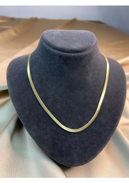 Gold Düz Çelik Kolye fiyatları