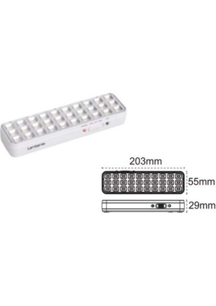 30 Led'li Şık Taşınabilir El Feneri, Dayanıklı ve Pratik Aydınlatma Çözümü modelleri
