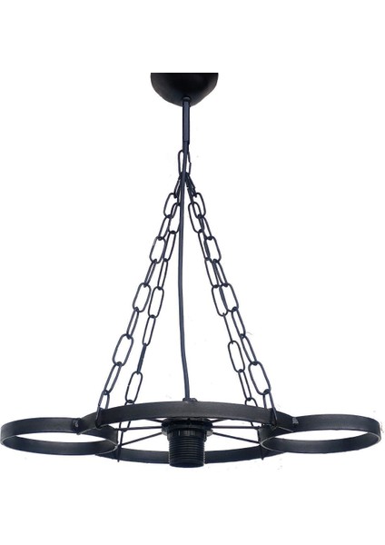 Siyah Tekerlekli Dekoratif Avize, Ferforje ve Rustik Tarz Balkon ve Bahçe Dekoru fiyatları