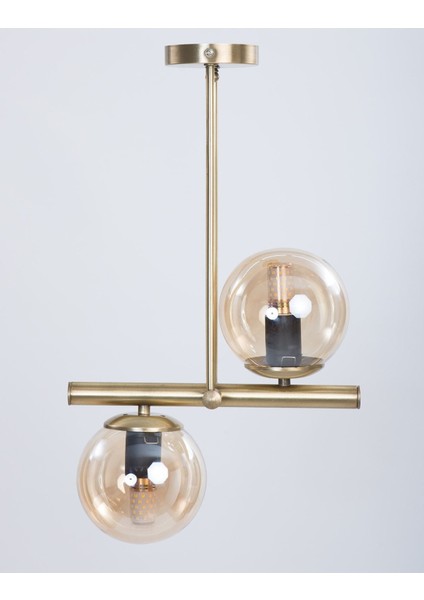 Mavi Eskitme Kaplama Bal Camlı Şık Avize modelleri