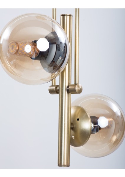 Mavi Eskitme Kaplama Bal Camlı Şık Avize fırsatları