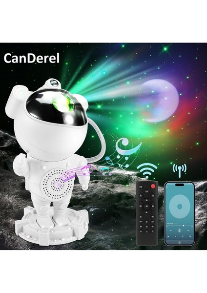 Çok Renkli Uzay Temalı Bluetooth Hoparlör ve Gece Lambası Seti fiyatları