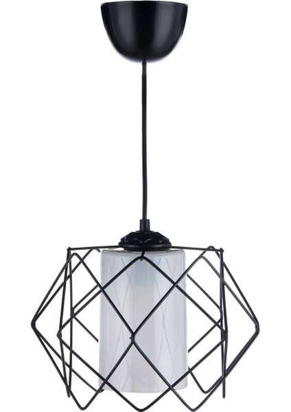 Modern Siyah ve Beyaz Mika Camlı Çok Kare Avize Seti (2 Adet) indirimleri