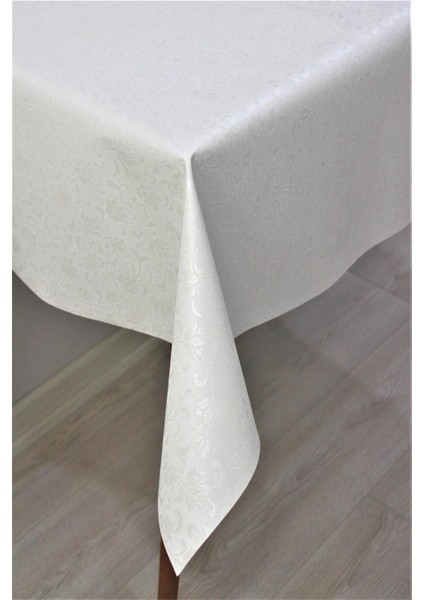 Elyaflı, Astarlı, Silinebilir, Pvc Masa Örtüsü, Şık ve Dayanıklı, 514-BEYAZ modelleri