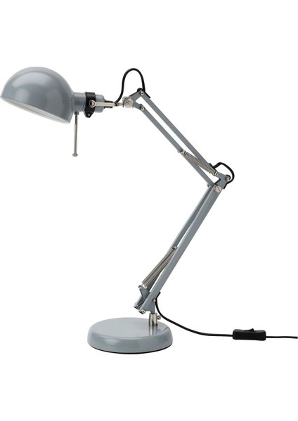 Turkuaz Çalışma Lambası, 35 Cm, Parlak ve Şık Tasarım