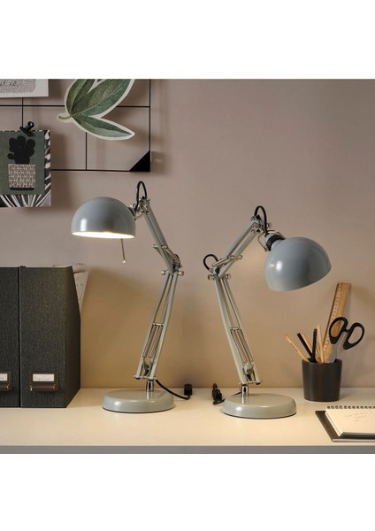 Turkuaz Çalışma Lambası, 35 Cm, Parlak ve Şık Tasarım modelleri