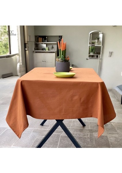 Keten Tarçın Düz Masa Örtüsü, Şık ve Zarif Ev Dekorasyonu Için Mükemmel Seçim fiyatları