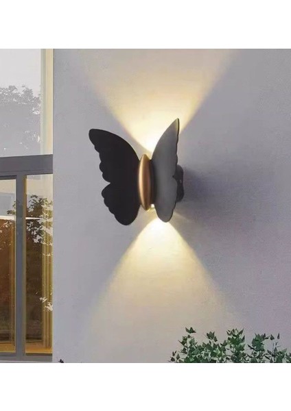 Şık Siyah Kelebek LED Aplik, Iç ve Dış Mekan Kullanımı Için Modern Tasarım fırsatları
