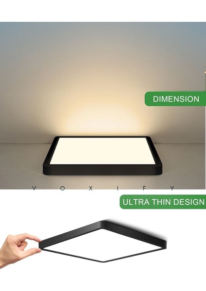 30X30 cm Beyaz LED Panel Armatür, Çok Amaçlı, Enerji Tasarruflu, Modern Tasarım fırsatları