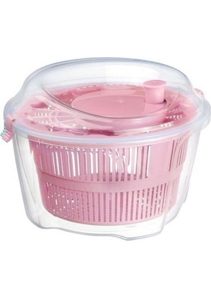 Çok Renkli 4.4l Sebze ve Salata Kurutma Makinesi, Çevirmeli, Standart