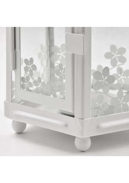 Beyaz 21 cm Metal El Feneri, Dayanıklı ve Şık Tasarım indirimleri