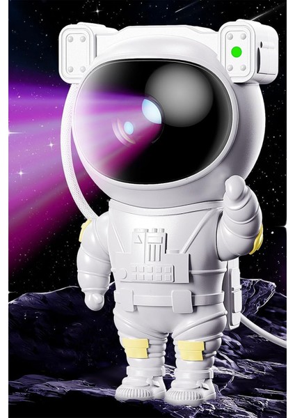 Gökyüzü ve Galaksi Projeksiyon Lambası, Kumandalı, Yatak Odası Dekorasyonu