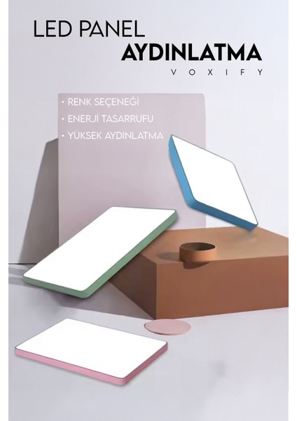 Büyük Boy Kare Antrasit 18W Tavan LED Aydınlatma, Salon ve Oturma Odası Için Ideal fiyatları