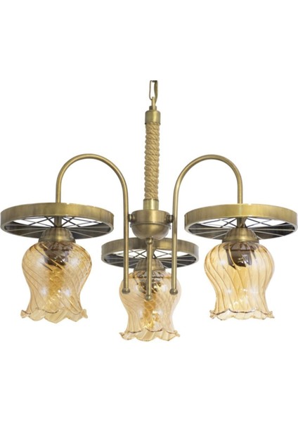 Modern Rustik Üçlü Teker Sarkıt Avize, Şık ve Şık Aydınlatma Seçeneği modelleri
