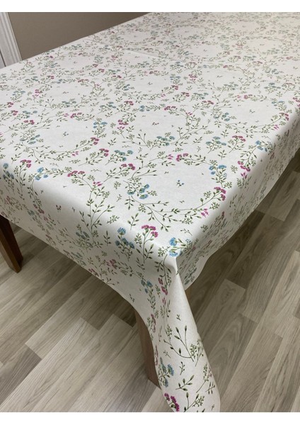 Astarlı Pvc Masa Örtüsü, Leke Tutmaz, Silinebilir, Şık ve Kullanışlı Bej Renk Seçeneği