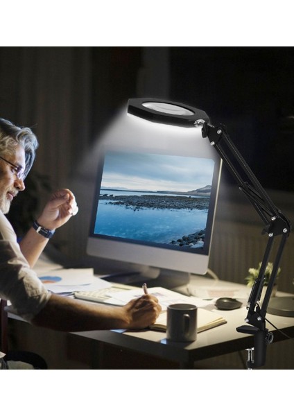 72 LED Yuvarlak Masa Lambası, Ayarlanabilir Şiddet ve Renk Seçeneği, USB Bağlantılı fiyatları