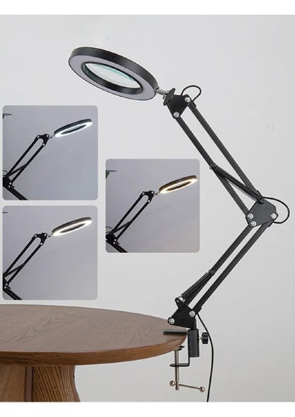 72 LED Yuvarlak Masa Lambası, Ayarlanabilir Şiddet ve Renk Seçeneği, USB Bağlantılı modelleri