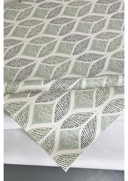 Yeşil Pvc Kaymaz Elyaf Tabanlı Silinebilir Masa Örtüsü indirimleri