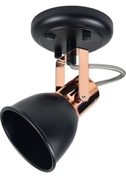 Ayarlanabilir Siyah Tavan Lambası, Aplik ve Spot Işık, Modern ve Şık Tasarım