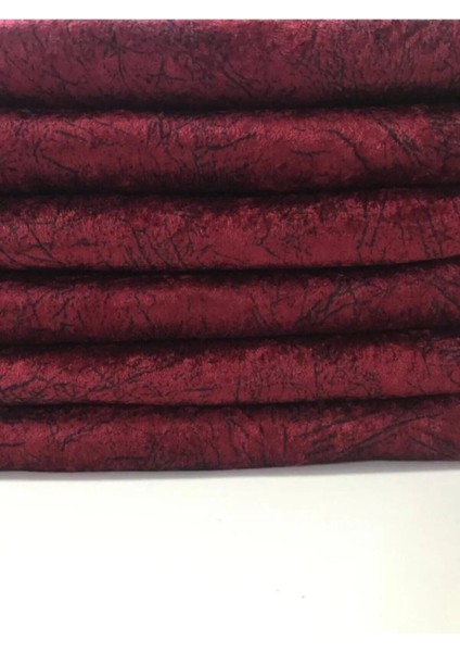 Damar Desenli Bordo Kadife Koltuk Çekyat Örtüsü, Kaymaz Taban, Süngerli, Şık ve Rahat