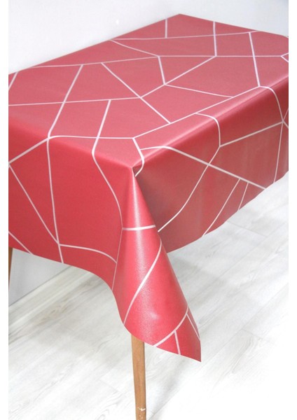 Astarlı Silinebilir Pvc Muşamba Masa Örtüsü, Şık ve Dayanıklı, Kullanışlı Tasarım