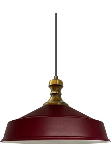 Bordo Eskitme Retro Sarkıt Lamba, Restoran ve Salon Aydınlatması