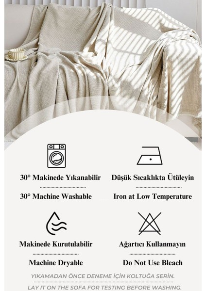 Gri Yıldız Desenli Oturma Kılıfı 115X200, Koltuk Koruma ve Yenilikçi Dekorasyon