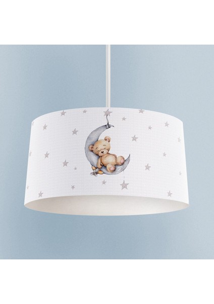 Renkli ve Sevimli Ayı Desenli Çocuk Odası Avizesi, Uyum ve Şıklık Sağlar