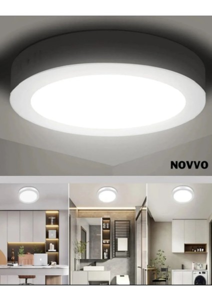 Büyük Boy LED Tavana Sıfır Avize Armatür Beyaz Işık