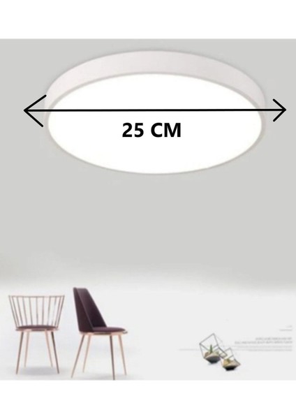 Şık Yuvarlak LED Tavan Aydınlatması, 6500K Beyaz Işık, Modern Tasarım fiyatları