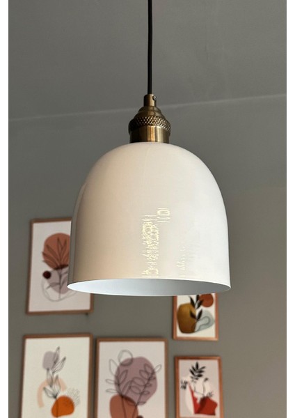 Şık Beyaz Eskitme Lale Sarkıt Avize, Salon ve Mutfak Için Zarif Aydınlatma modelleri