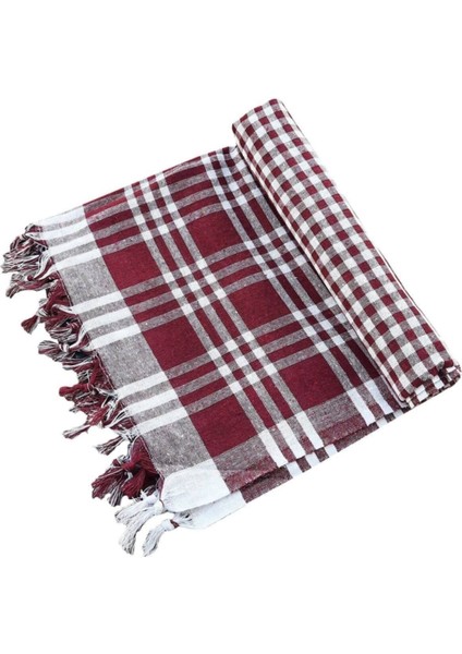 170X170 Pötikare Masa Örtüsü, Piknik ve Sofra Için Saçaklı, Şık ve Renkli Tasarım