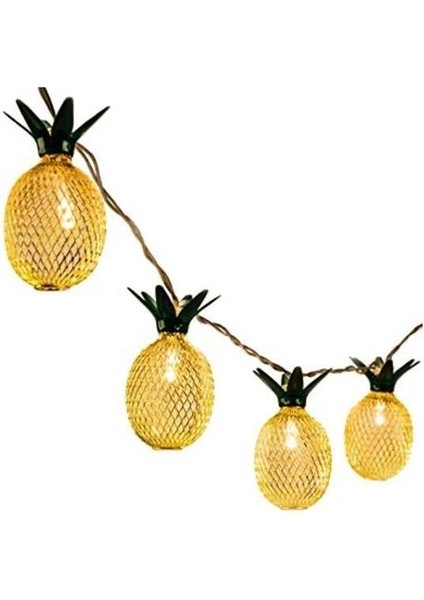 Dekoratif Pilli Pineapple Ananas Pilli Şerit LED Işık (1 Metre)