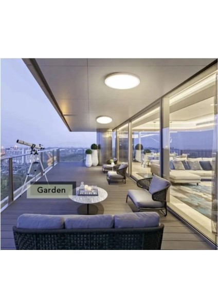 Tavana Sıfır LED Plafonyer Avize, Banyo, Balkon, Wc, 3200K Gün Işığı, Yüksek Lumen, Güçlü Işık