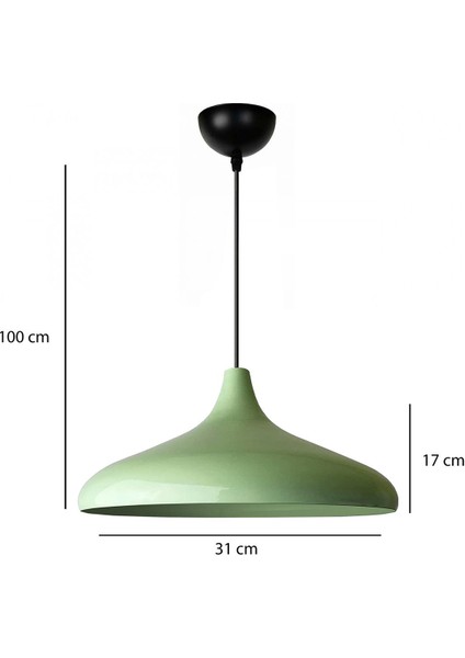 Mint Yeşili Endüstriyel Metal Avize, Şık ve Modern Sarkıt Dekorasyon. modelleri