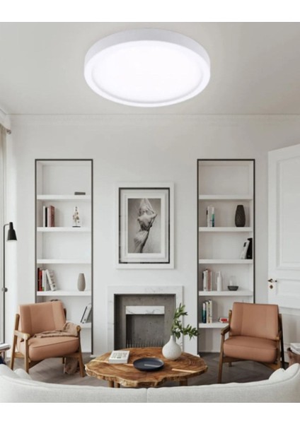 Modern Yuvarlak LED Panel Spot Lamba, 3200K Sıcak Sarı Işık, Şık ve Enerji Tasarruflu fiyatları