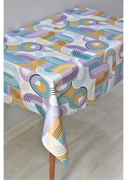 Yeşil Elyaf Astarlı Silinebilir Pvc Muşamba Masa Örtüsü fiyatları