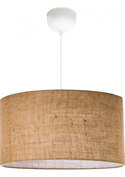 Keten Kumaş Sarkıt Avize, Retro Çap 30 Cm, Şık ve Modern Tasarım fiyatları